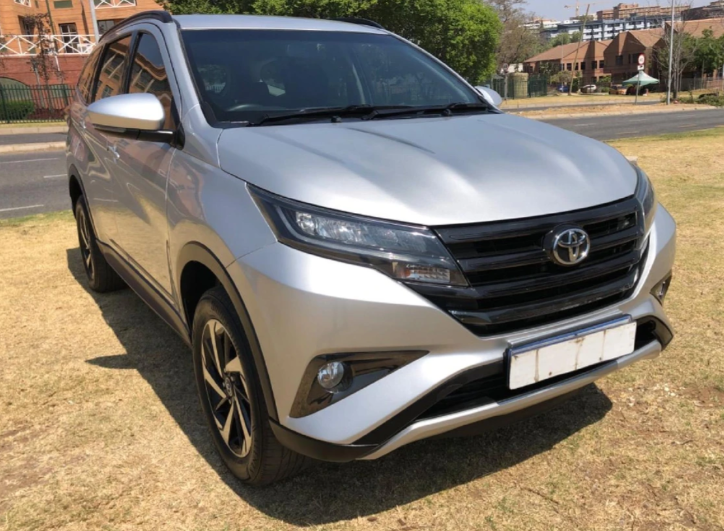 Modern SUV vehicle on a scenic travel road trip journey